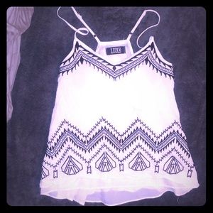 Boutique Pattern Tank Top
